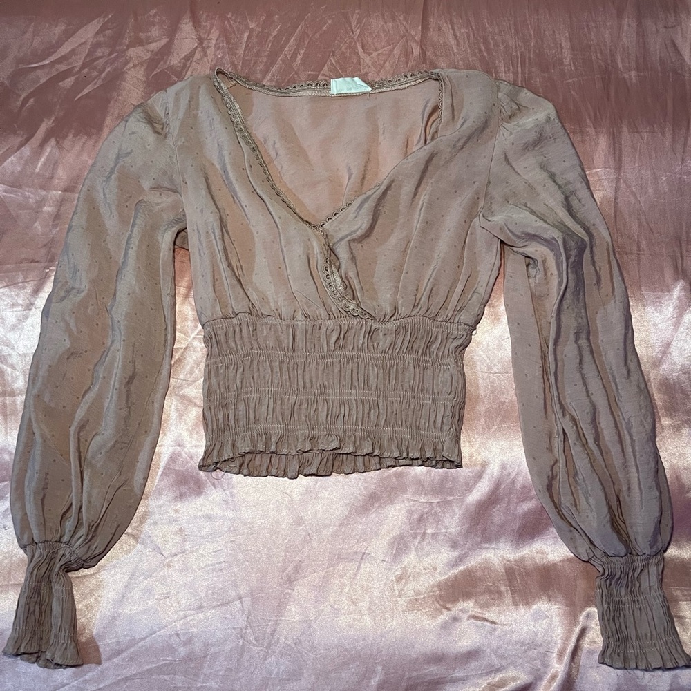 Elegant Women's Dusty Rose Blouse